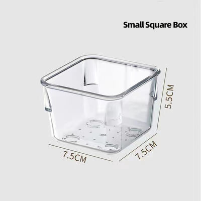 Transparent Jewelry Bag for Customized Small Size PVC Plastic Storage Boxes Packaging