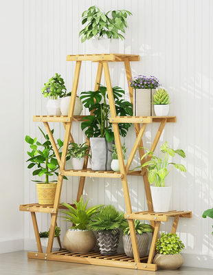 Indoor Standing Type Window Plant Stand Pot Ladder Shelves S/M/L Size for Outdoor Clearance and Decoration