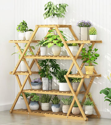 Indoor Standing Type Window Plant Stand Pot Ladder Shelves S/M/L Size for Outdoor Clearance and Decoration