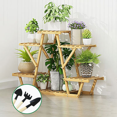 Indoor Standing Type Window Plant Stand Pot Ladder Shelves S/M/L Size for Outdoor Clearance and Decoration
