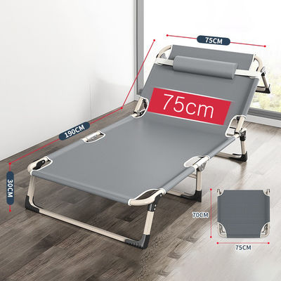 Living Room Furniture Single Lunch Break Cot Portable and Comfortable Folding Bed with Mattress Included