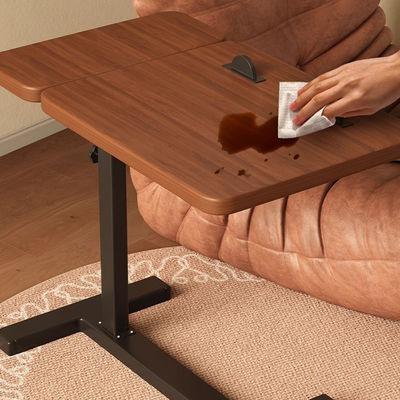 Home Furniture Overbed Table Mobile Computer Desk Adjustable Height Laptop Cart C Shaped Side for Dining Room Living Room