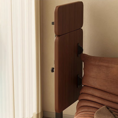 Adjustable Height Laptop Cart Home Bar Overbed Table Mobile Computer Desk C Shaped Side for Sofa Bedroom Living Room