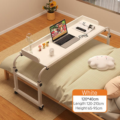 Modern Portable Bedroom Furniture Adjustable Cross Bed Desk with Wheels and Foldable Design