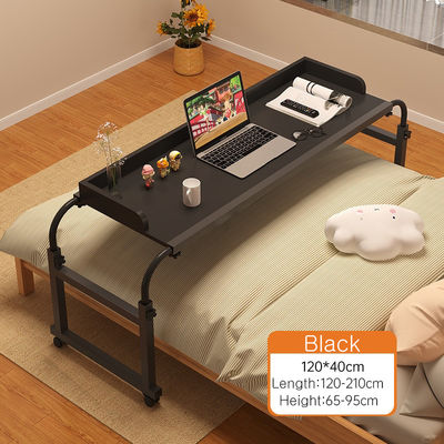 Modern Portable Bedroom Furniture Adjustable Cross Bed Desk with Wheels and Foldable Design
