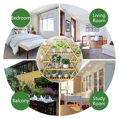 Multi-Layered Plant Storage Rack Organize Flower Pots in Living Room with Large Capacity Stand Shelf and Functional Design