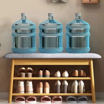 2 Tier Shoe Rack Entryway Organizer for Simple and Convenient Living Room Storage Solution