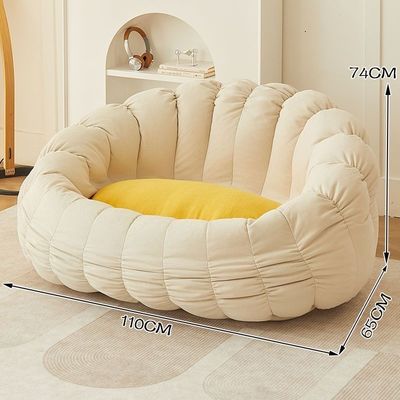 Reclining Sofa Couch for Bedroom Living Room Large Bean Bag Lazy Chair Gaming Reading Soft Cozy Two Seater in Apartment