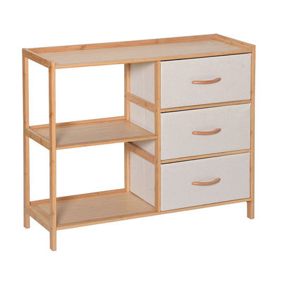 Storage Organizer Shelf Drawer Cabinet, Chest, Rack, Living Room with Fabric