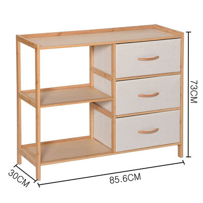 Storage Organizer Shelf Drawer Cabinet, Chest, Rack, Living Room with Fabric