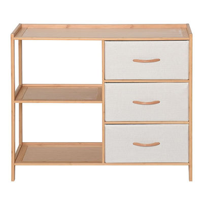 Storage Organizer Shelf Drawer Cabinet, Chest, Rack, Living Room with Fabric