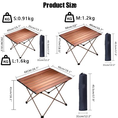 Modern OEM Portable Oxford Beach Outdoor Picnic Tables Aluminum Camping Foldable Folding