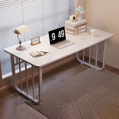 Large Capacity Stable Office Furniture Standing Study Table Computer Desk with Thick Frame in Living Room Bedroom