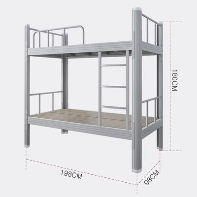 Iron Bunk Bed School Upper and Lower Staff Dormitory Simple Frame High Low Double Student Apartment