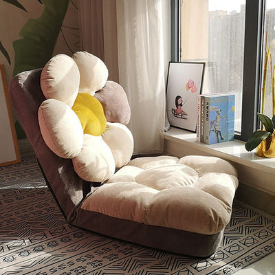 Adjustable Gaming Floor Chair for Living Room Recliner Comfortable Lazy Sofa Seat with Back Support for Reading