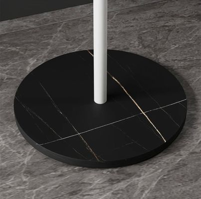 Nordic Gold Modern Quality Metal Coat Rack with Marble Black Finish for Hotel School Entryway Living Room Furniture