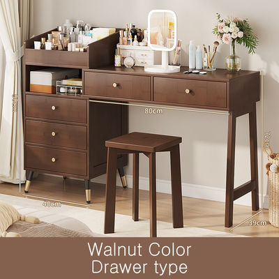 Intergrated Vanity Desk, Makeup with Drawers, Writing Table Dressing , Bedroom Furniture Set