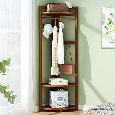 Modern Multifunctional Corner Rack for Home Furniture Space-Saving Wardrobe for Clothes Coat Shoe Bags Hat Hanging in Bedroom