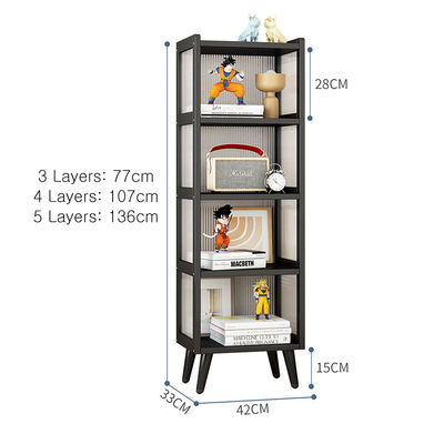 Multifunctional 4-Layer Heavy Duty Stable Rack Household Furniture for Kitchen Bedroom Sundries Storage Kitchen Islands Carts