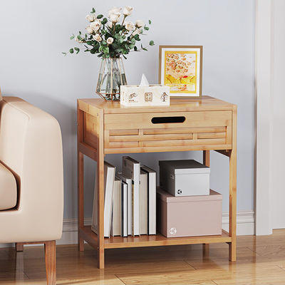 Modern Freestanding Storage Rack Cabinet Drawer Bedside Desk Side Nightstands Organize Daily Use Sundries Bedroom Living Room