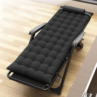 3 in 1 Lounge Beach Tanng Chair,Campg Cot Foldg Pipe Recler,Reclg Outdoor, Nap Office