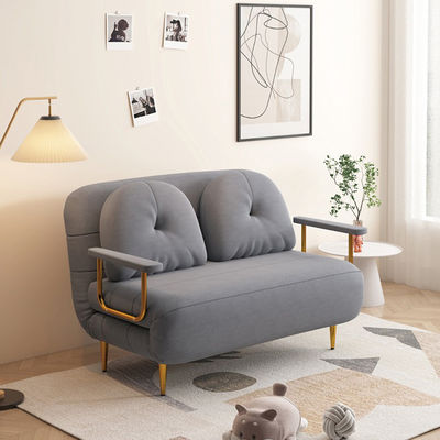 Sofa Bed Chair 3-in-1 Multi-Function Folding Ottoman, with Adjustable Backrest Convertible Large for Living Room