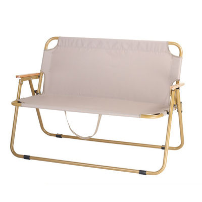 Portable Folding 2-Person Outdoor Camping Loveseat Couch Heavy Duty Modern Hiking Backpacking Armchair for Farmhouse Warehouse