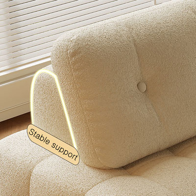 Sofa Bed Style Puff Sitting and Sleeping Dual-purpose Study Balcony Small Apartment Fabric Folding 88cm Single