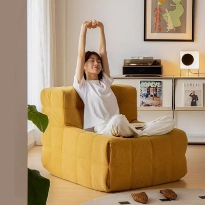 Vacuum Compression Sofa Simple Chair Save Space Bedroom Balcony Tatami Single