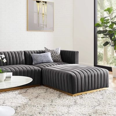 Modern Simple Light Luxury Fabric Sofa Large Business Leisure for Living Room Furniture