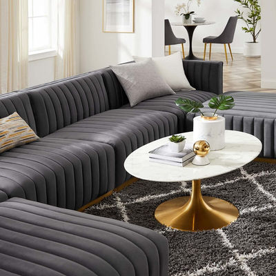 Modern Simple Light Luxury Fabric Sofa Large Business Leisure for Living Room Furniture