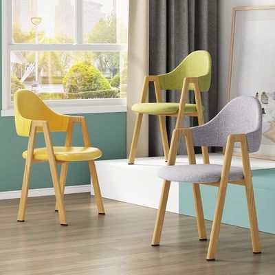 Nordic Dining Chair Home Simple Modern Restaurant with Backrest A-shaped Milk Tea Shop Table Desk Stool