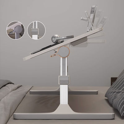 Foldable Laptop Table for Bed Side Portable Study Desk on the Adjustable Height Multi-functional