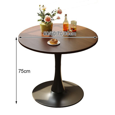 Nordic Simple Round Dining Table Furniture, Coffee , Sofa Side Bed Cable, Small Reception