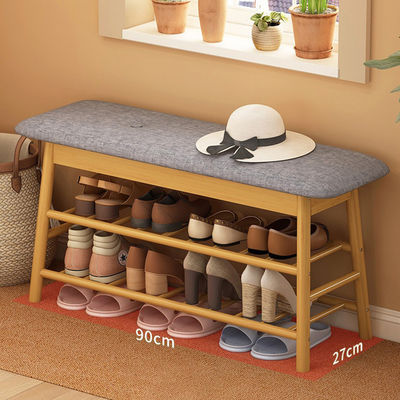 Shoe Rack Entryway Simple Organizer with 2 Tier Storage Good Load Bearing for Hallway Living Room