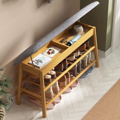 Shoe Rack Entryway Simple Organizer with 2 Tier Storage Good Load Bearing for Hallway Living Room