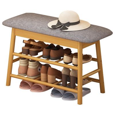 Shoe Rack Entryway Simple Organizer with 2 Tier Storage Good Load Bearing for Hallway Living Room