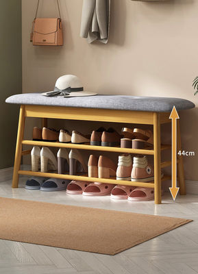 Shoe Rack Entryway Simple Organizer with 2 Tier Storage Good Load Bearing for Hallway Living Room