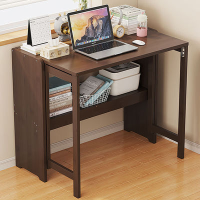 Household Folding Desk Living Room Large Study Table Office Space Saving Foldable Writing Workbench Home Furniture