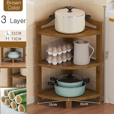 Kitchen Appliance Storage Rack,Multifunctional Organizer Shelf, Space Saver Corner for Plant,Sundries