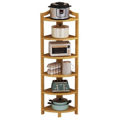 Kitchen Appliance Storage Rack,Multifunctional Organizer Shelf, Space Saver Corner for Plant,Sundries