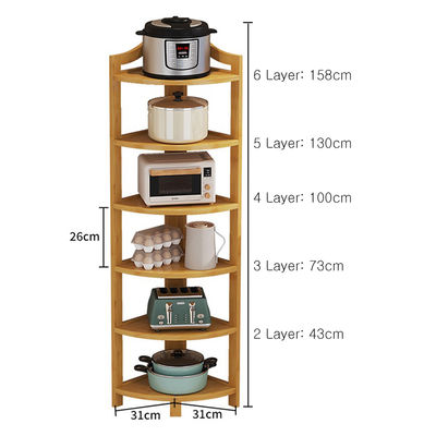 Kitchen Appliance Storage Rack,Multifunctional Organizer Shelf, Space Saver Corner for Plant,Sundries