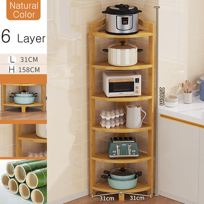 Corner Shelf for Living Room, Bookshelf, Small Bookcase, Storage Rack, Plant Stand Home, Kitchen, Space