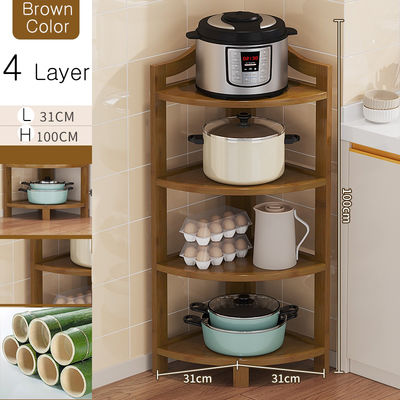 Corner Shelf for Living Room, Bookshelf, Small Bookcase, Storage Rack, Plant Stand Home, Kitchen, Space