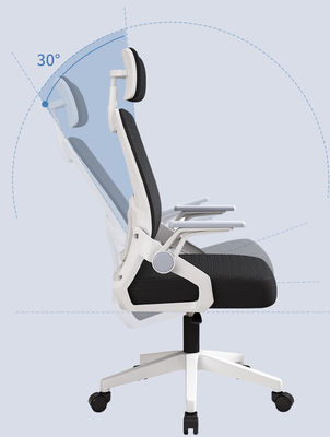 Ergonomic Office Desk Chair with Adjustable Height Swivel Mesh Computer Chair Featuring Lumbar Back Support Headrest for Gaming