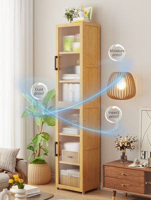 Storage Cabinet Organizer Container, Multi-layers Cube with Doors, Book Rack Shelf, Bookcase Furniture