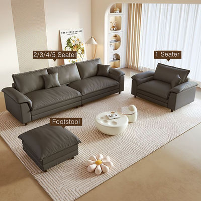 Floor European Living Room Sofas Puffs Salon Comfortable Recliner Elephant Ear Cloud Furniture Set Apartment