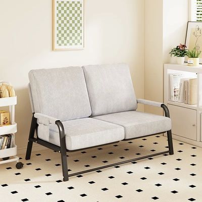 Single/Double Reclining Lounge Chair for Living Room Office, Chaise Chairs Adults, Simple Sofa