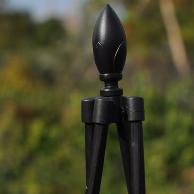 PE Coated Four-Corner Flower Tower Cucumber Climbing Rack Triangular Clematis for Home Use