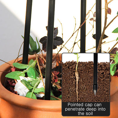 PE Coated Four-Corner Flower Tower Cucumber Climbing Rack Triangular Clematis for Home Use